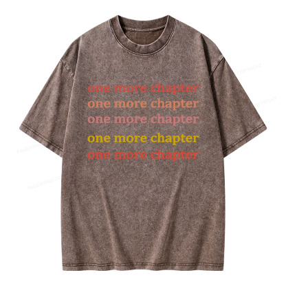 Pagewings One More Chapter Unisex Washed T-shirt