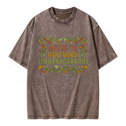 Pagewings Nolite Te Bastardes Carborundorum Woman Unisex Washed T-shirt