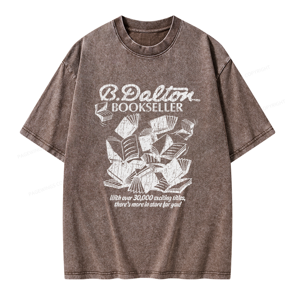 Pagewings B. Dalton Bookseller Unisex Washed T-shirt