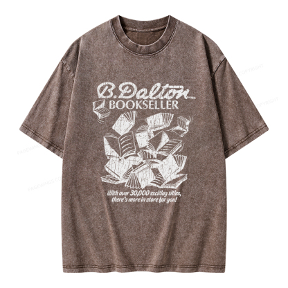 Pagewings B. Dalton Bookseller Unisex Washed T-shirt