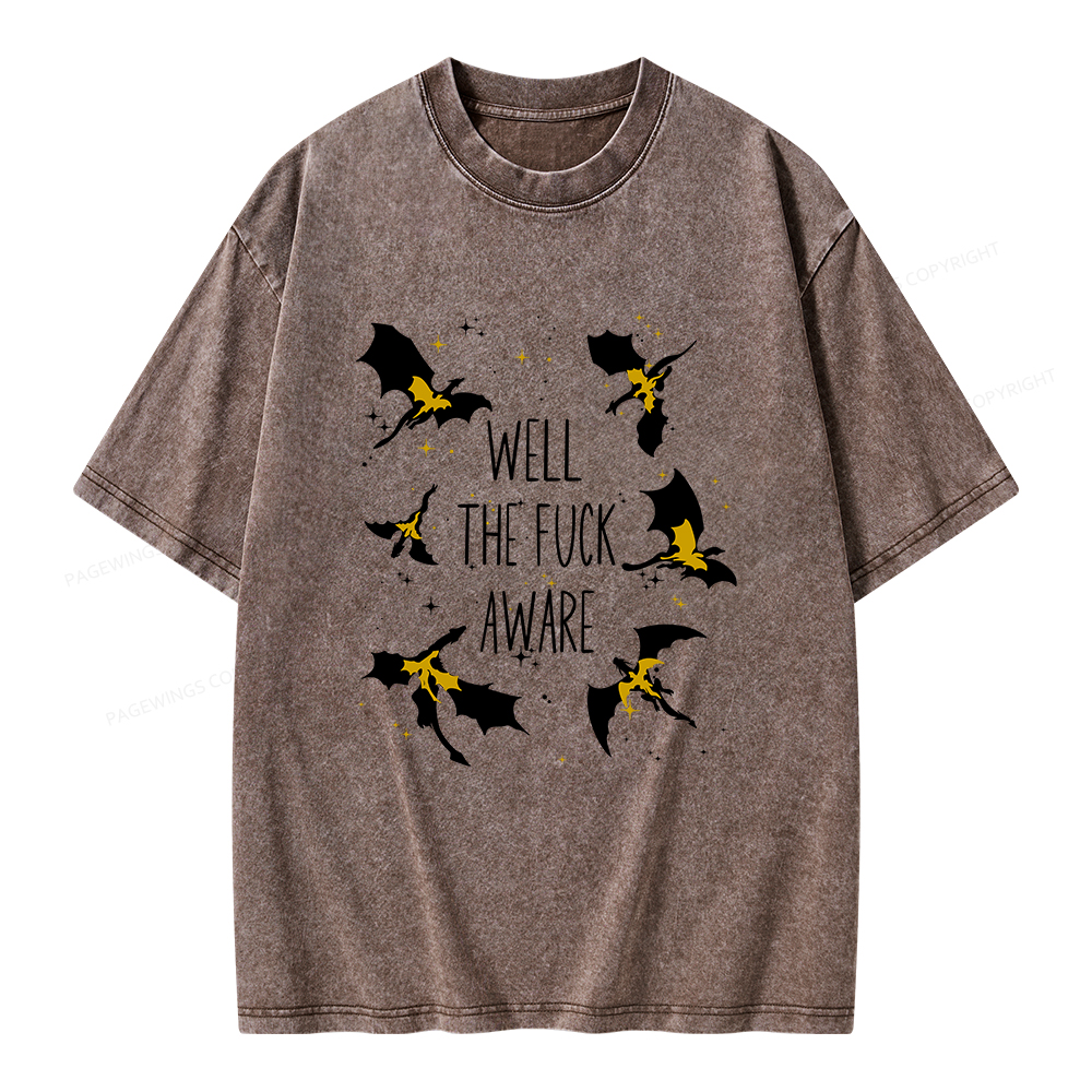 Pagewings Xaden Riorson Quote Unisex Washed T-shirt