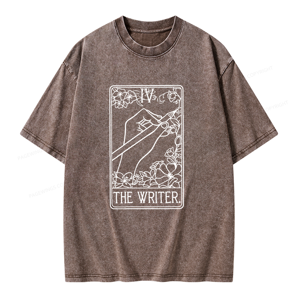 Pagewings The Writer Unisex Washed T-shirt