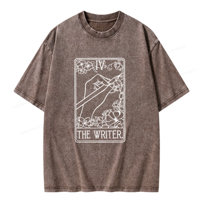 Pagewings The Writer Unisex Washed T-shirt