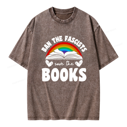 Pagewings Banned books T-Shirt Unisex Washed T-shirt