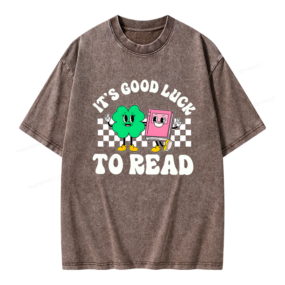 Pagewings St Patricks Day Teacher Shirt  Unisex Washed T-shirt