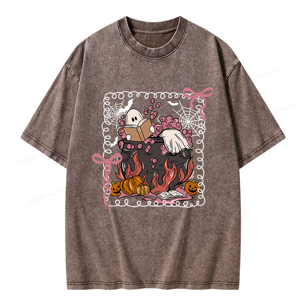 Pagewings Booookaholic Unisex Washed T-shirt