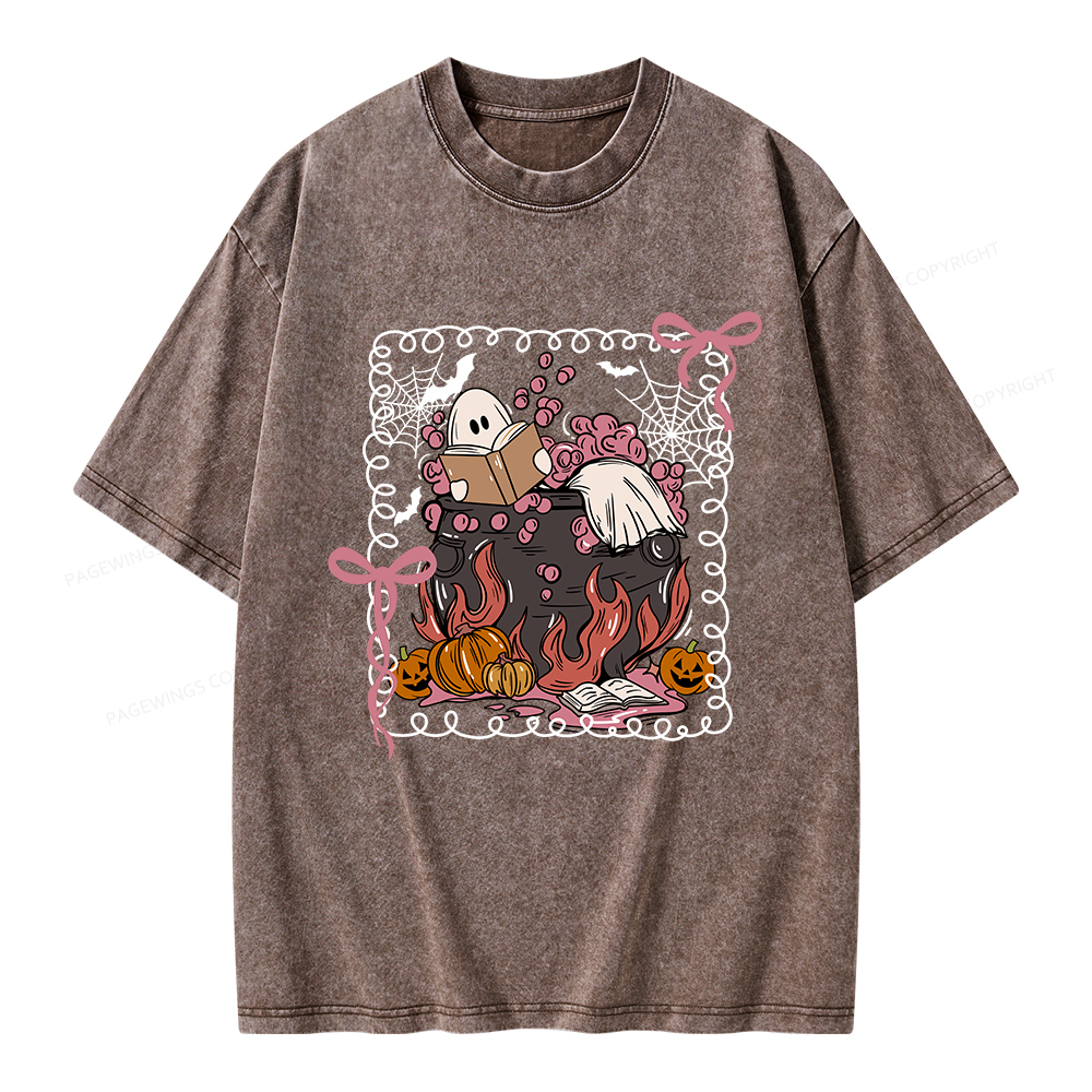 Pagewings Booookaholic Unisex Washed T-shirt