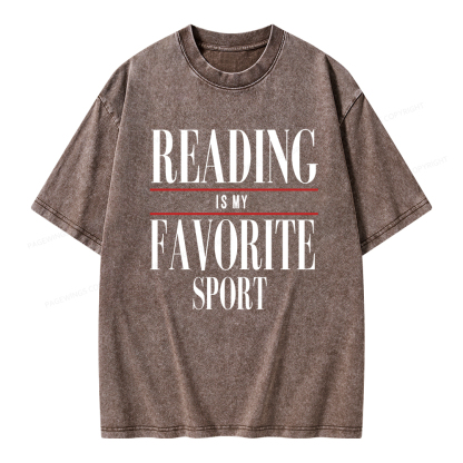Pagewings Vintage Reading Sweatshirt, Booklover gift  Unisex Washed T-shirt