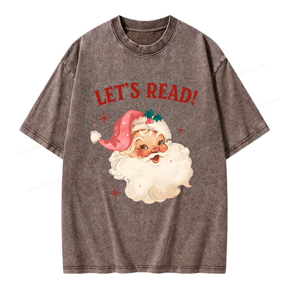 Pagewings Let’s Read Unisex Washed T-shirt