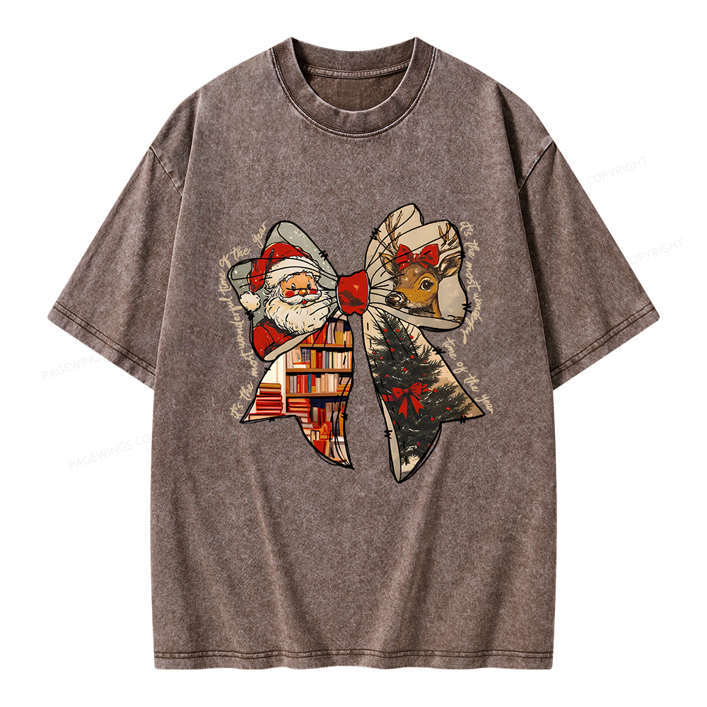 Pagewings It's The Most Wonderful Time Of The Year Unisex Washed T-shirt