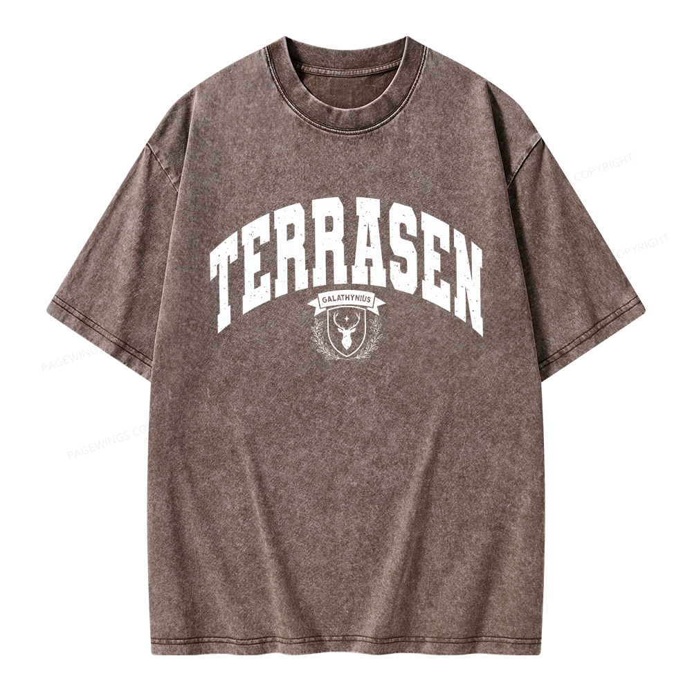 Pagewings Terrasen Unisex Washed T-shirt