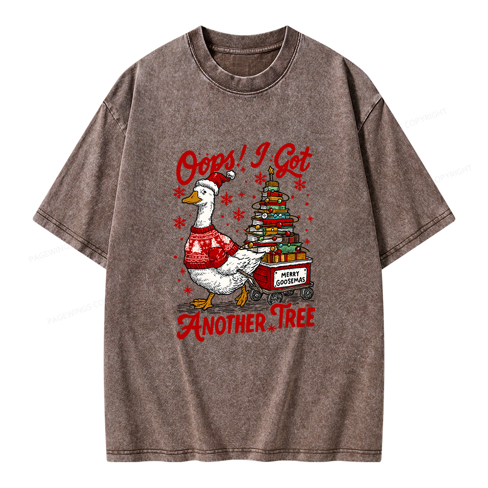 Pagewings Oops I Got Another Tree Unisex Washed T-shirt