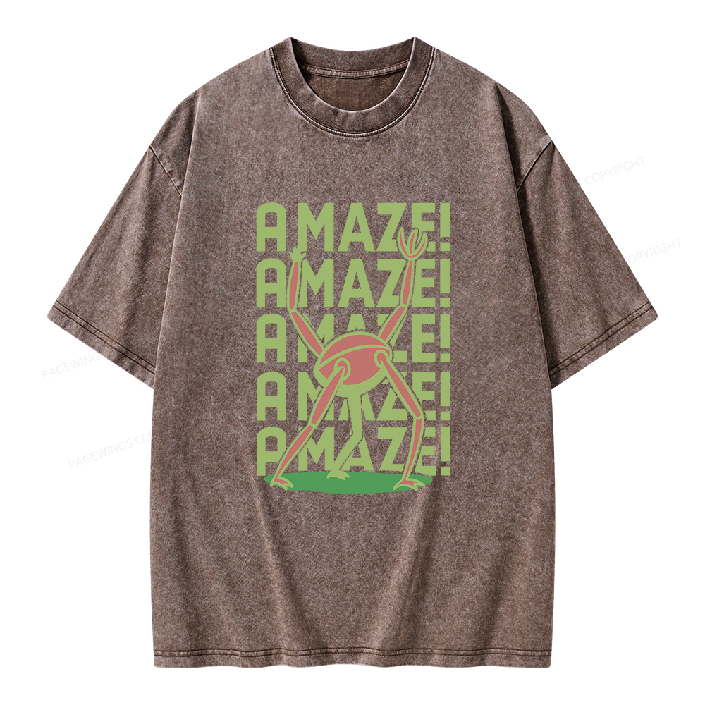 Pagewings Rocky Amaze Unisex Washed T-shirt