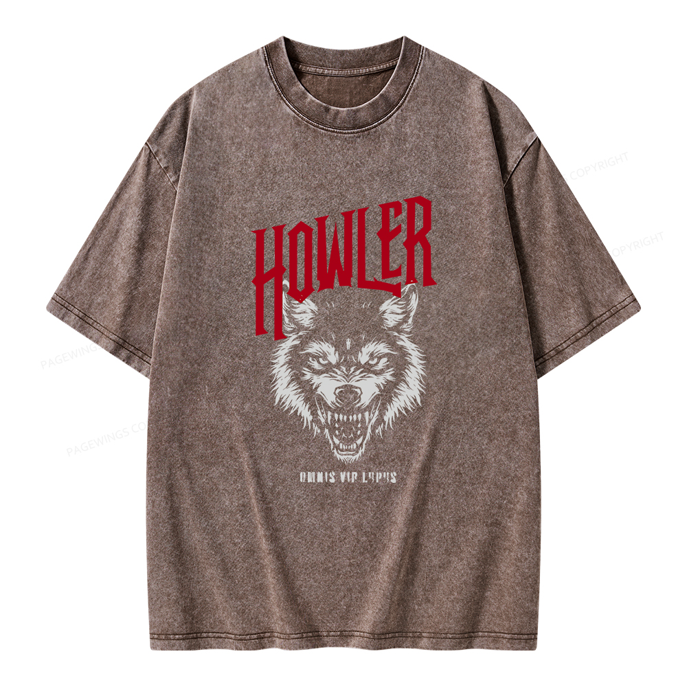 Pagewings Howler Unisex Washed T-shirt