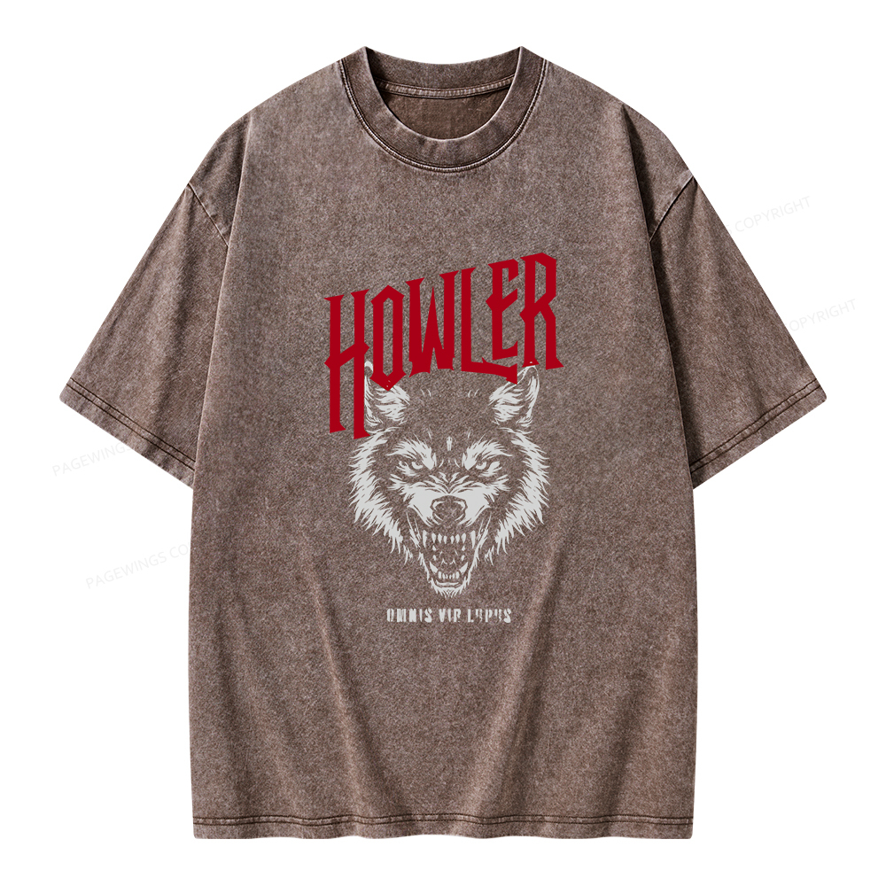 Pagewings Howler Unisex Washed T-shirt