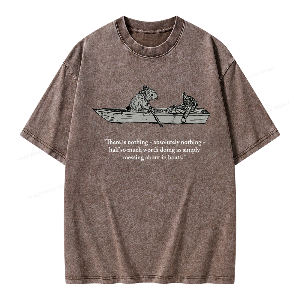 Pagewings There Is Nothing Unisex Washed T-shirt
