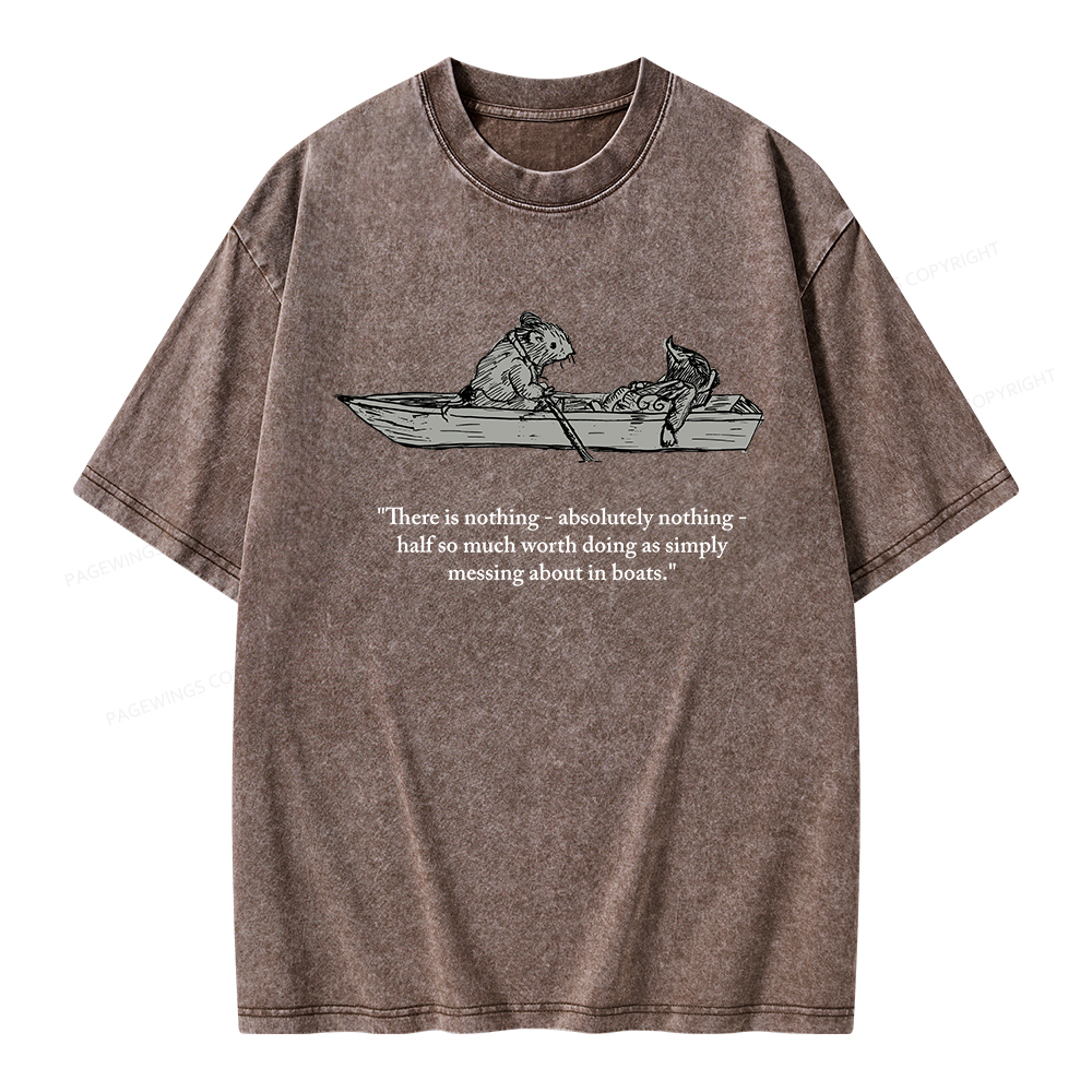 Pagewings There Is Nothing Unisex Washed T-shirt