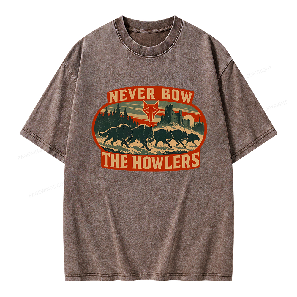 Pagewings The Howlers Unisex Washed T-shirt
