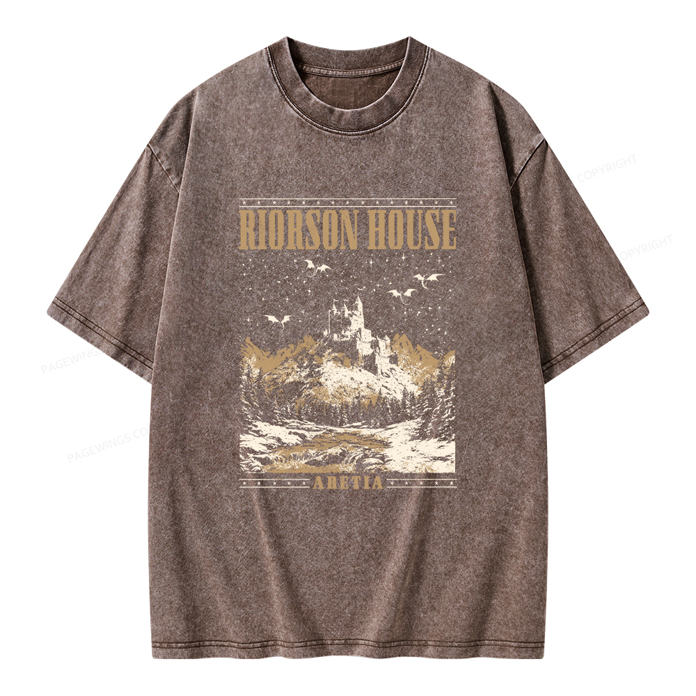 Pagewings Rierson House Unisex Washed T-shirt