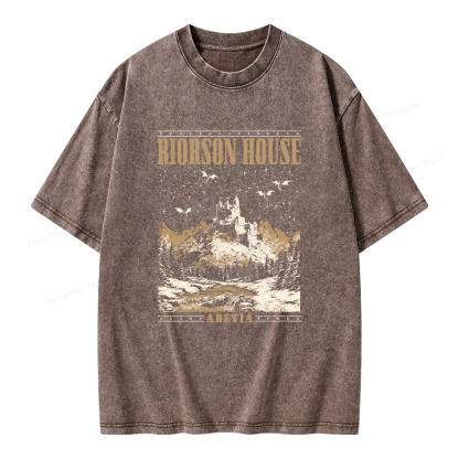 Pagewings Rierson House Unisex Washed T-shirt
