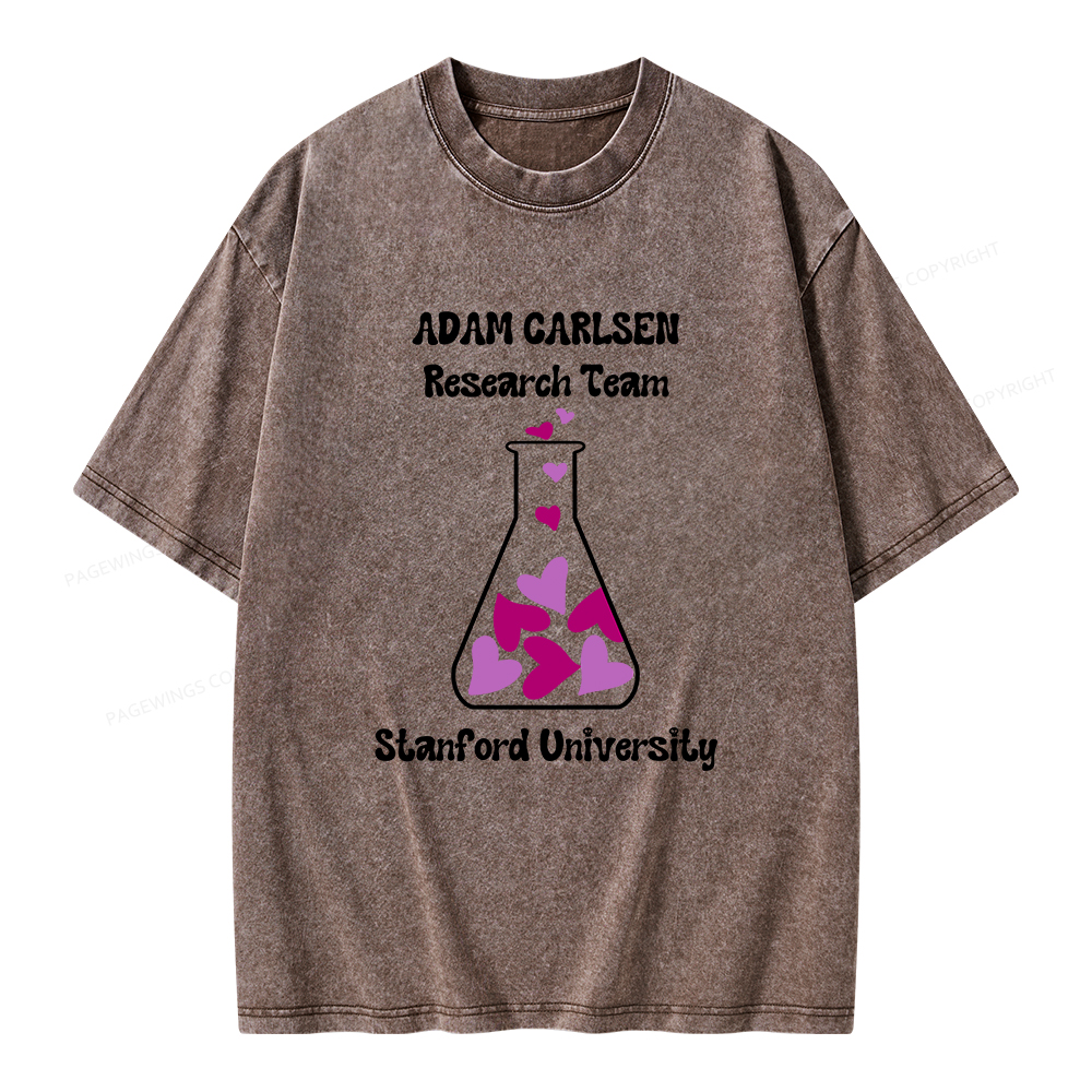 Pagewings Adam Carlsen Research Team Unisex Washed T-shirt