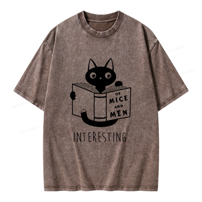 Pagewings Of Mice Unisex Washed T-shirt