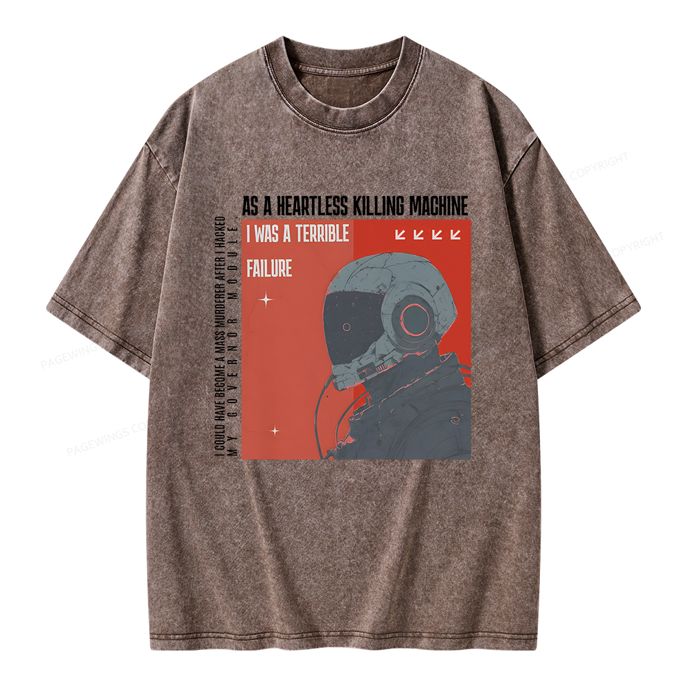 Pagewings I Was A Terrible Failure Unisex Washed T-shirt