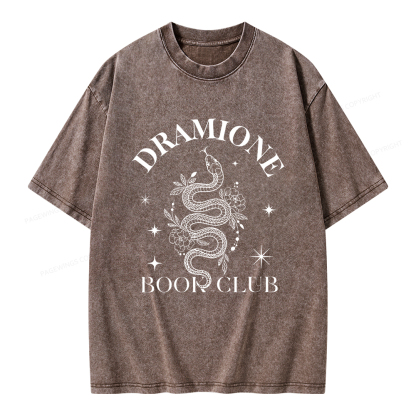 Pagewings Dramione Book Club Unisex Washed T-shirt