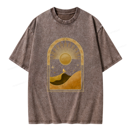 Pagewings Sci-Fi Lover Unisex Washed T-shirt