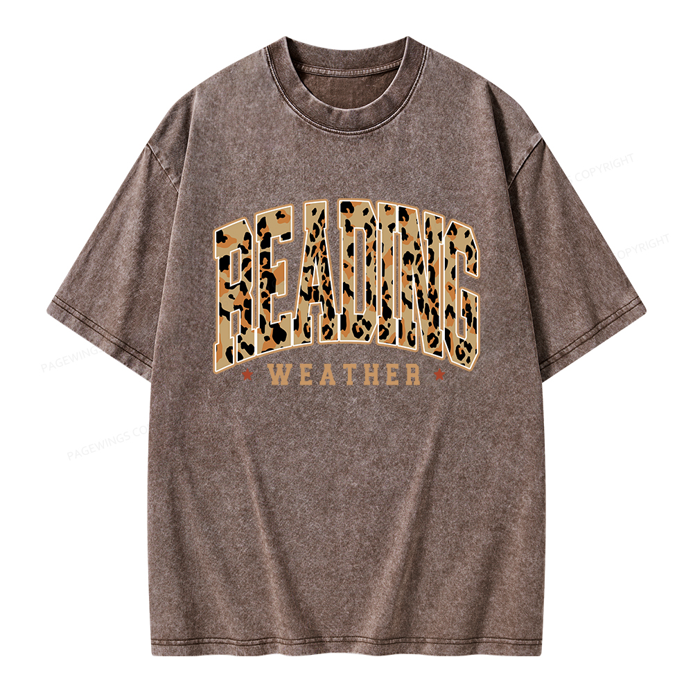 Pagewings Reading Unisex Washed T-shirt
