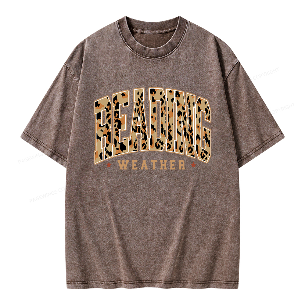 Pagewings Reading Unisex Washed T-shirt