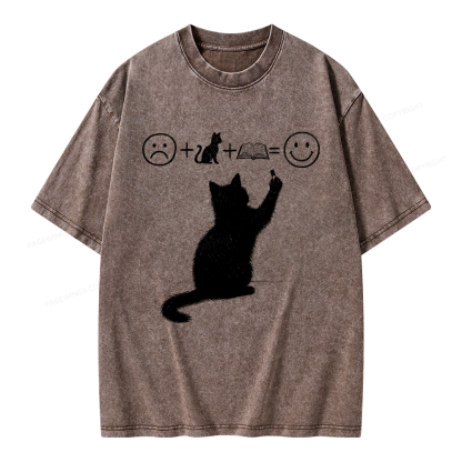 Pagewings A Good Life Is Made Up of Books Unisex Washed T-shirt