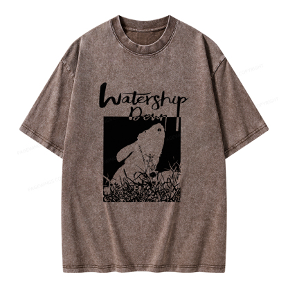 Pagewings Watership Unisex Washed T-shirt