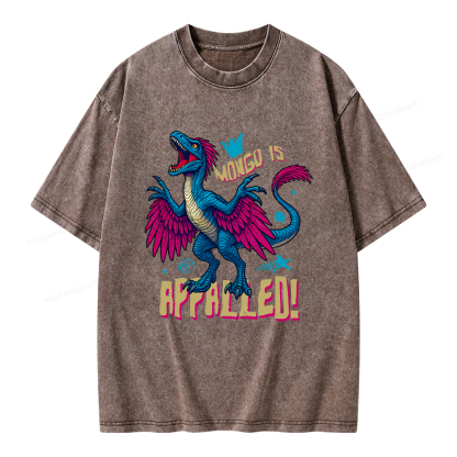 Pagewings Mongo is Appalled Unisex Washed T-shirt