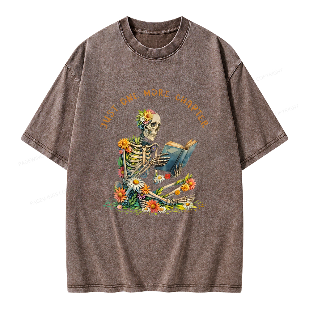 Pagewings Just More Chapter Unisex Washed T-shirt