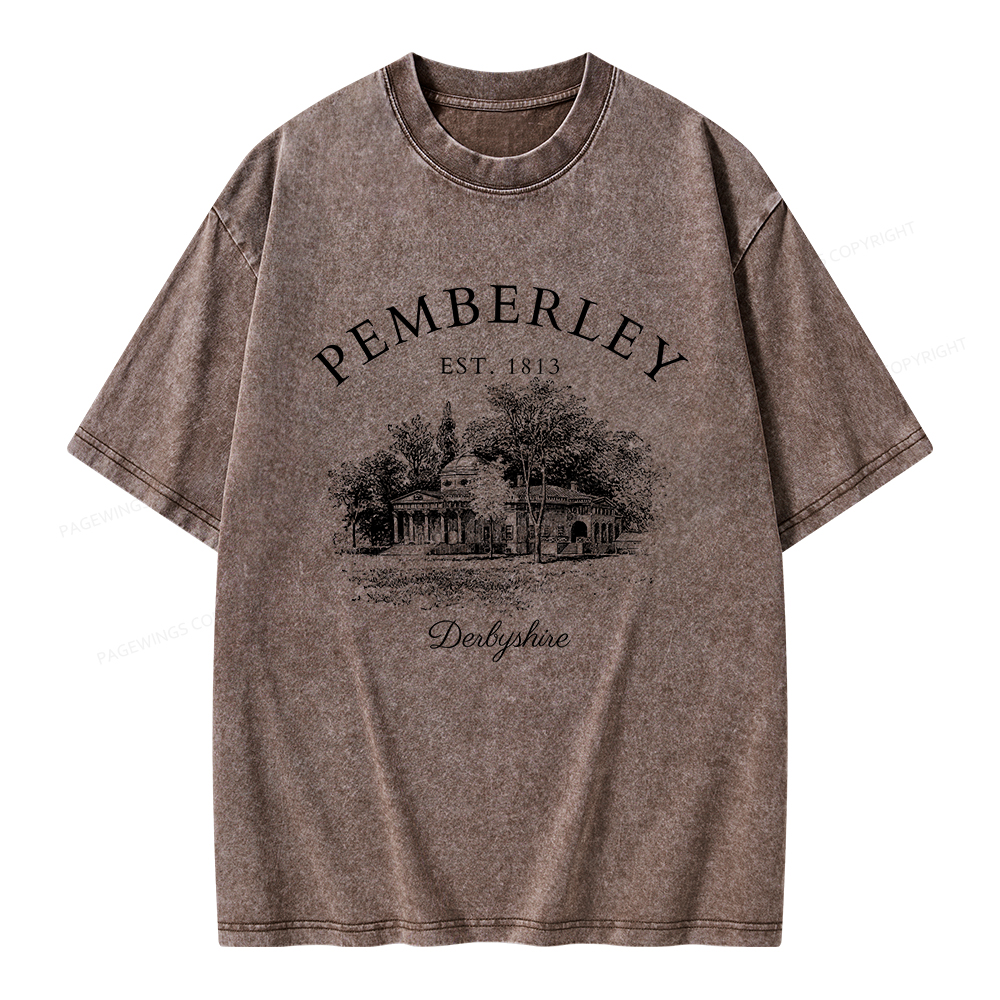 Pagewings Pemberley Unisex Washed T-shirt