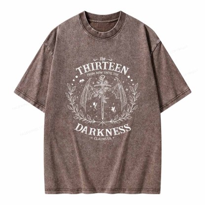Pagewings The Thirteen Throne Of Glass Unisex Washed T-shirt