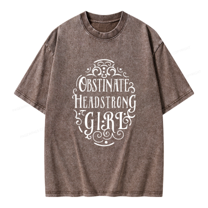 Pagewings Obstinate Unisex Washed T-shirt