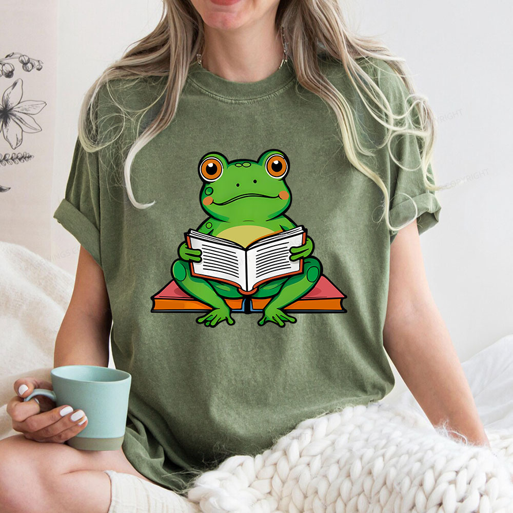 Pagewings reading book T-Shirts Unisex Washed T-shirt