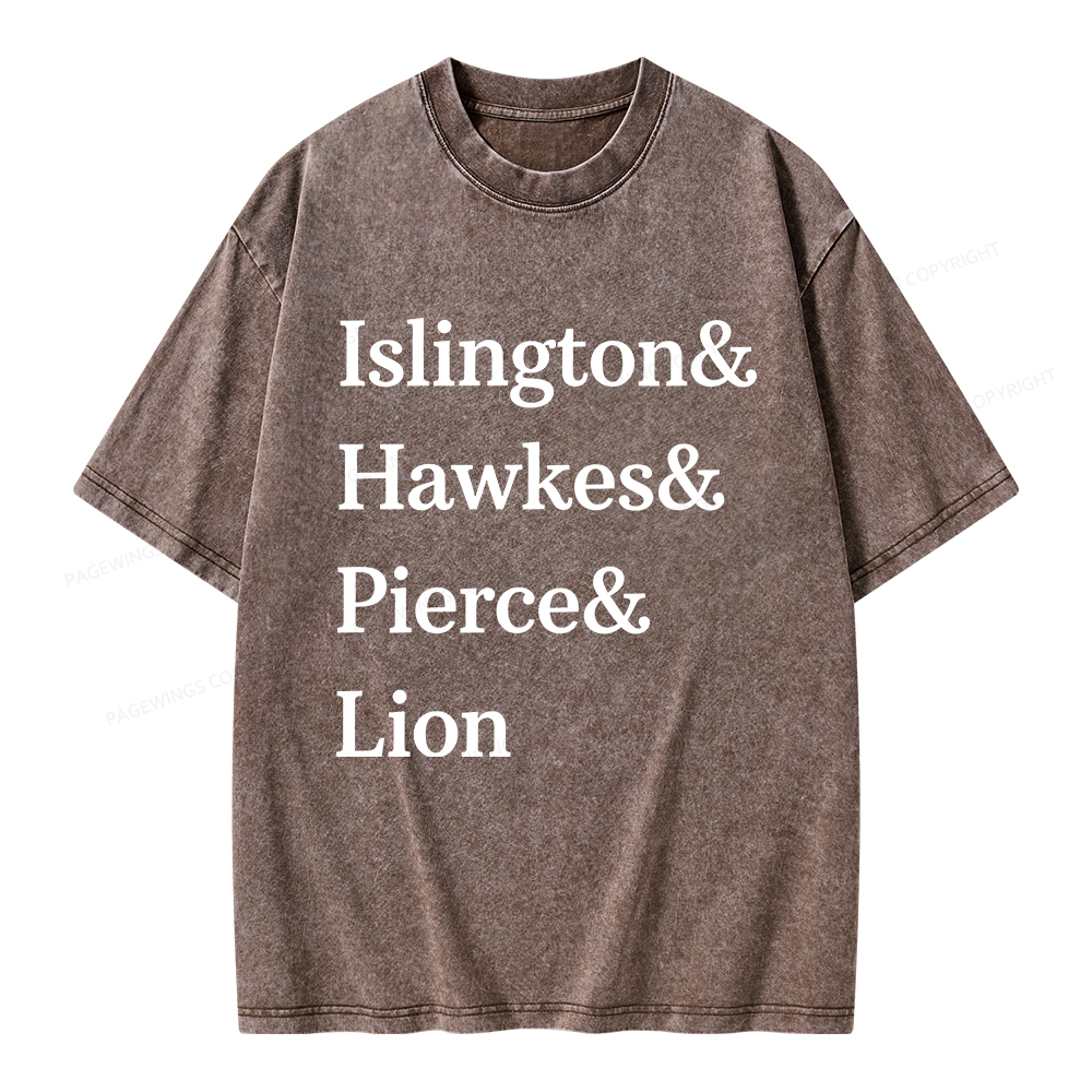 Pagewings Bookish Fan Unisex Washed T-shirt