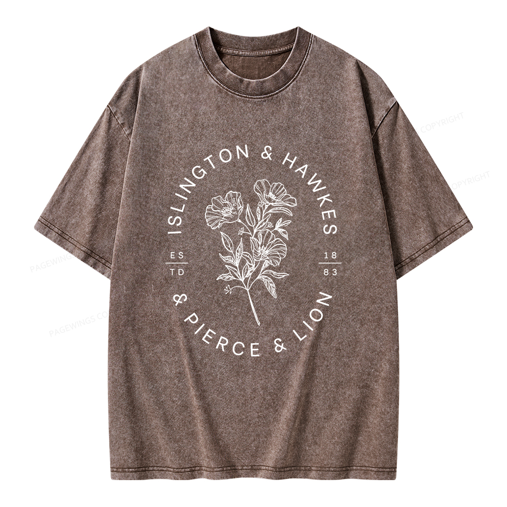 Pagewings Book Lovers of Novels Unisex Washed T-shirt