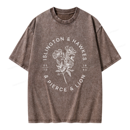 Pagewings Book Lovers of Novels Unisex Washed T-shirt