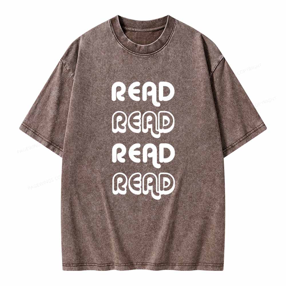 Pagewings The Read Unisex Tee Unisex Washed T-shirt