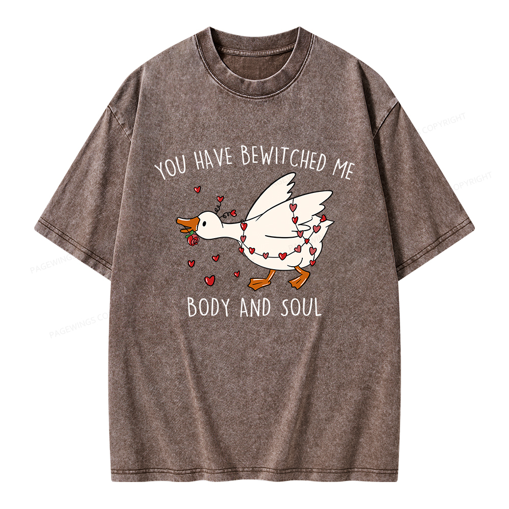 Pagewings You Have Bewitched Me Body And Soul Unisex Washed T-shirt