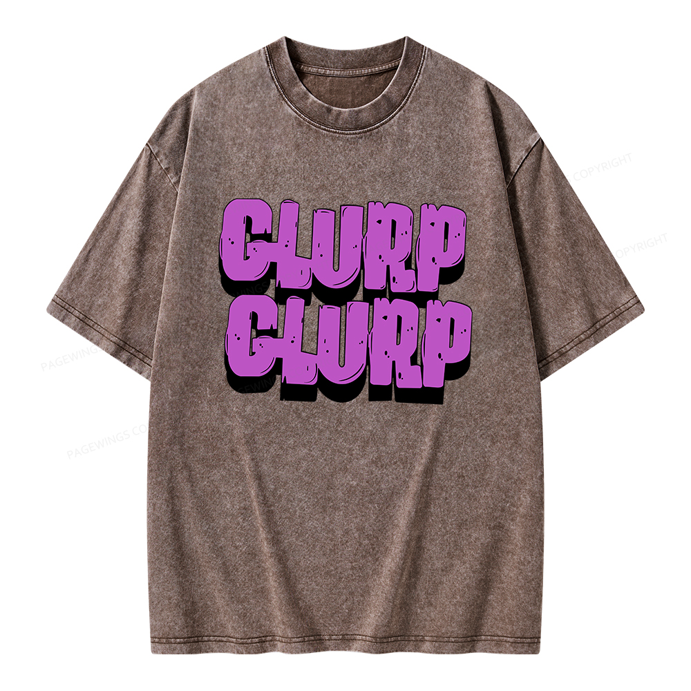 Pagewings Glurp Glurp Unisex Washed T-shirt