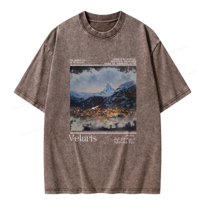 Pagewings Velaris Unisex Washed T-shirt