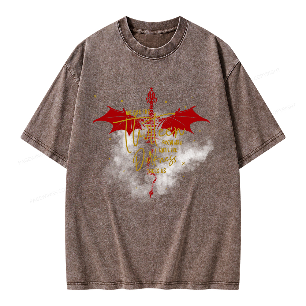 Pagewings We are the Thirteen Unisex Washed T-shirt