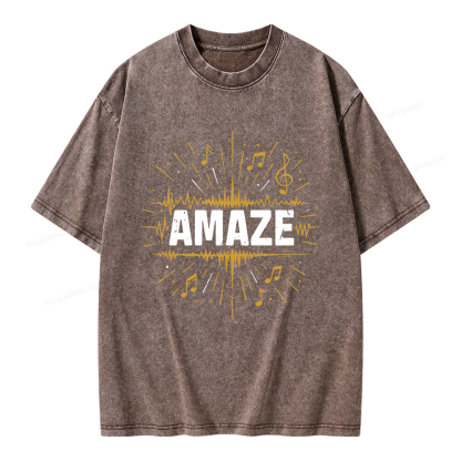 Pagewings Amaze Unisex Washed T-shirt