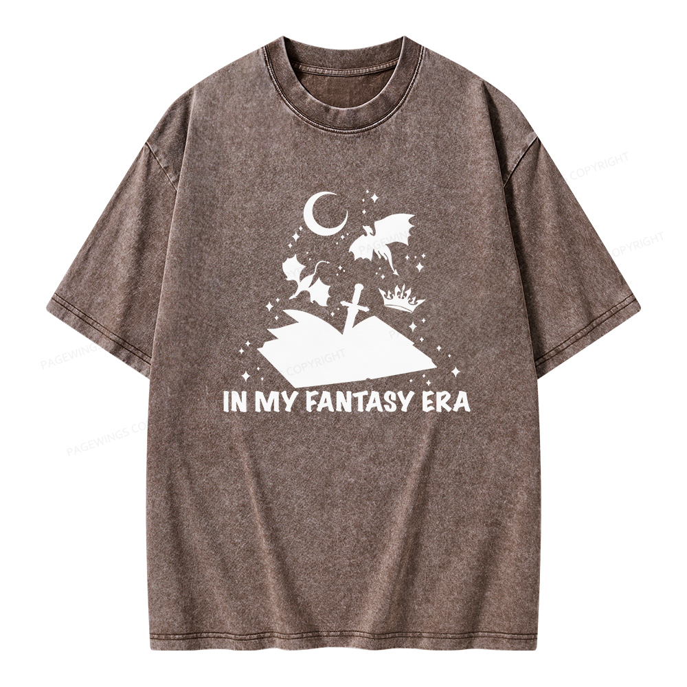 Pagewings In My Fantasy Era Unisex Washed T-shirt