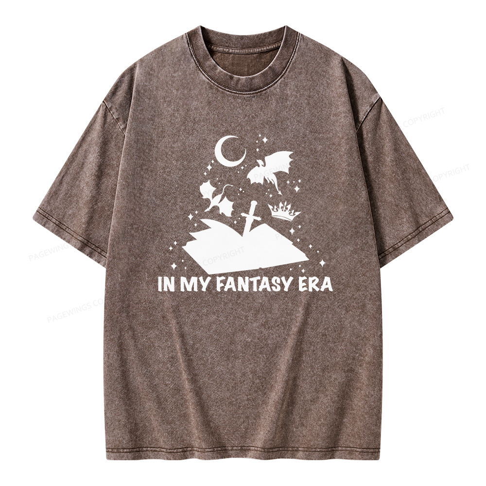Pagewings In My Fantasy Era Unisex Washed T-shirt